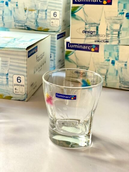 Luminarc ماركة 3D طقم كوب زجاج